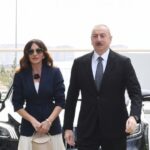 Azərbaycan Respublikasının Prezidenti İlham Əliyev və birinci xanım Mehriban Əliyeva