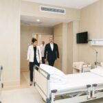 Azərbaycan Respublikasının Prezidenti İlham Əliyev və birinci xanım Mehriban Əliyeva “Yeni klinika” tibb müəssisəsinin açılışında