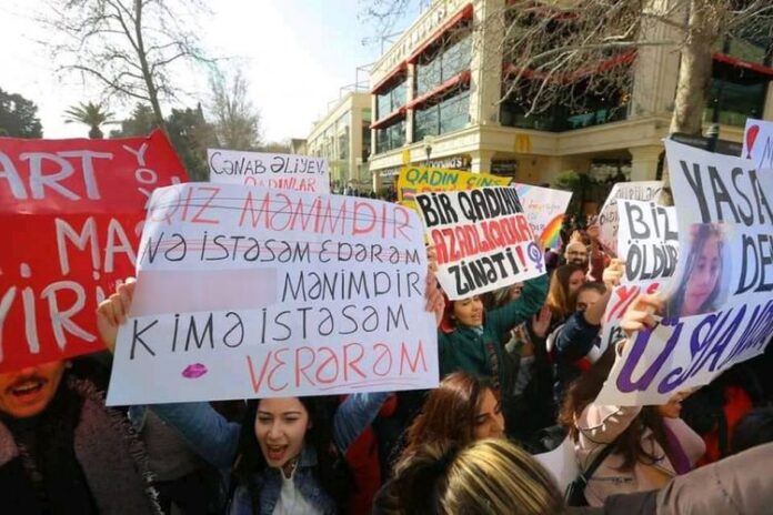 Feministlərin 8 Mart aksiyası