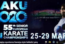 Bakıda keçiriləcək karate üzrə Avropa çempionatına hazırlıqlar davam edir Martın 25-29-da Bakıda keçiriləcək böyüklər arasında 55-ci və parakarate üzrə növbəti Avropa çempionatı