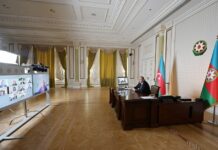 İlham Əliyev AYİB-in prezidenti ilə videokonfrans keçirdi