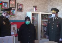 Hərbi qulluqçuların ünvanlı yardımları davam edir