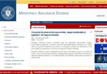 Rumıniya Azərbaycanın Dağlıq Qarabağ bölgəsində keçirilən qondarma “seçkiləri” qanunsuz hesab edir Rumıniya Xarici İşlər Nazirliyi