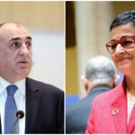 Elmar Məmmədyarov və Arança Qonzalez Laya