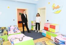 Heydər Əliyev Fondunun təşəbbüsü ilə Şamaxıda uşaq bağçası istifadəyə verilib Azərbaycan Respublikasının Prezidenti İlham Əliyev və birinci xanım Mehriban Əliyeva