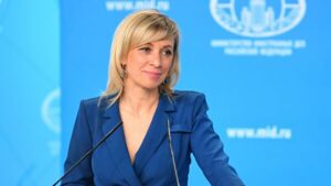 Rusiya Xarici İşlər Nazirliyinin (XİN) rəsmi nümayəndəsi Mariya Zaxarova