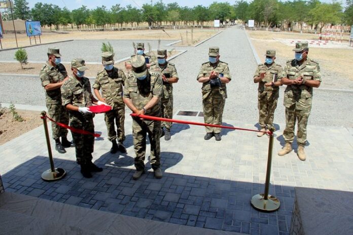 HHQ-nin cəbhəboyu zonada yerləşən növbəti hərbi hissəsinin açılış mərasimi