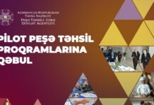 Pilot peşə təhsil proqramları üzrə təhsil almaq istəyənlər üçün vacib elan Pilot peşə təhsil proqramları