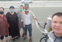 Özbəkistan vətəndaşı piyada Həcc ziyarətinə yola düşüb Cumanazar Xalmuradov