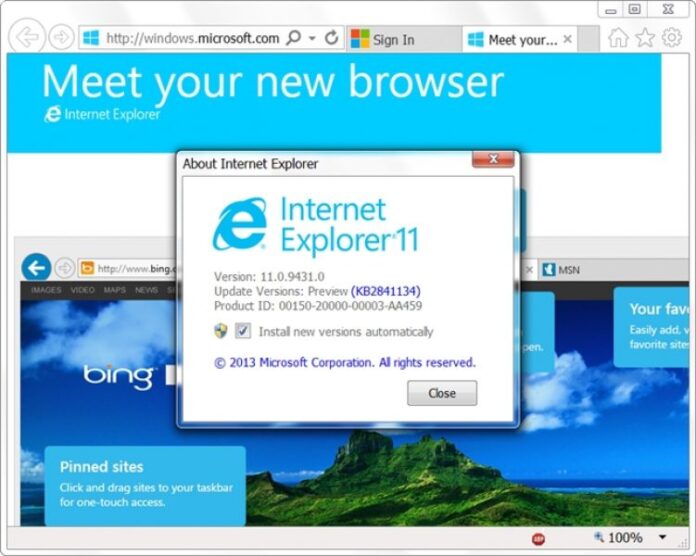 Internet Explorer 11