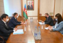 Azərbaycan ilə Qazaxıstan arasında əməkdaşlıq məsələləri müzakirə olunub Azərbaycan ilə Qazaxıstan arasında əməkdaşlıq məsələləri müzakirə olunub