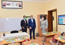 Heydər Əliyev Fondunun inşa etdiyi məktəblərin açılışı olub Heydər Əliyev Fondunun inşa etdiyi məktəblərin açılışı olub