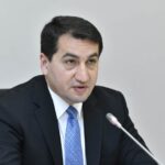 Azərbaycan Respublikası Prezidentinin köməkçisi – Prezident Administrasiyasının Xarici siyasət məsələləri şöbəsinin müdiri Hikmət Hacıyev