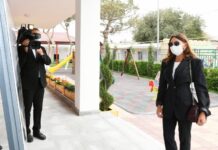 Şağan qəsəbəsində 212 saylı uşaq bağçasının yeni binası istifadəyə verilib Birinci vitse-prezident Mehriban Əliyeva tədbirdə iştirak edib Birinci vitse-prezident Mehriban Əliyeva