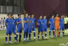 Sumqayıtda U-21 Avropa çempionatının seçmə mərhələsində Azərbaycan millisi Fransa futbolçuları ilə qarşılaşır İyirmi bir yaşadək futbolçulardan ibarət Azərbaycan millisi