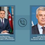 Azərbaycanın Xarici İşlər naziri Ceyhun Bayramovun Slovakiyanın Xarici və Avropa İşləri naziri İvan Korçok ilə telefon danışığı baş tutub