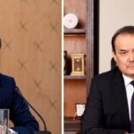 Azərbaycanın Xarici İşlər naziri Ceyhun Bayramov və Türk Şurasının baş katibi Bağdad Amreyev