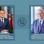Xarici İşlər naziri Ceyhun Bayramovun Avropa İttifaqının (Aİ) xarici və təhlükəsizlik məsələləri üzrə ali nümayəndəsi Cozef Borel