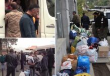 Ermənilər Laçın və Xankəndindən qaçır Ermənilər