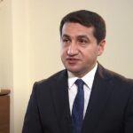 Azərbaycan Respublikası Prezidentinin köməkçisi – Prezident Administrasiyasının Xarici siyasət məsələləri şöbəsinin müdiri Hikmət Hacıyev