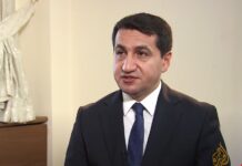 Hikmət Hacıyev “Al Jazeera” kanalına müsahibə verib Azərbaycan Respublikası Prezidentinin köməkçisi - Prezident Administrasiyasının Xarici siyasət məsələləri şöbəsinin müdiri Hikmət Hacıyev