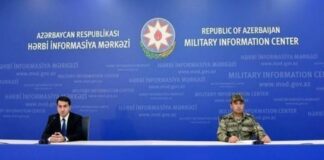 Müdafiə Nazirliyində Bərdəyə raket hücumu və cəbhədəki son vəziyyətlə bağlı brifinq