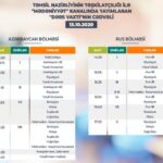 Teledərslərin oktyabrın 13-nə olan cədvəli