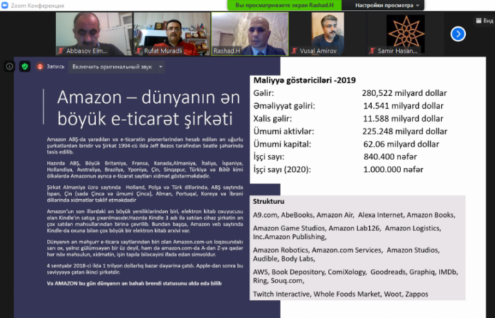 Beynəlxalq e-ticarət platformaları mövzusunda üçüncü onlayn təlim keçrildi