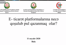 E- ticarət platformalarına necə qoşulub pul qazanmaq olar?-onlayın təlim keçirildi E- ticarət platformalarına necə qoşulub pul qazanmaq olar?