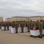 Naxçıvan Qarnizonu Qoşunlarında gənc əsgərlər Vətənə sədaqət andı içiblər