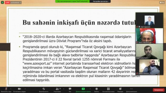 “Azərbaycanda davamlı iqtisadi inkişafın təmin edilməsində sahibkarların rolu mövzusunda onlayn seminarların təşkili” layihəsi