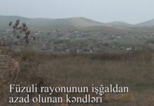 Müdafiə Nazirliyi Füzuli rayonunun işğaldan azad olunan kəndlərinin videogörüntülərini yayıb Füzuli rayonunun işğaldan azad olunan kəndləri