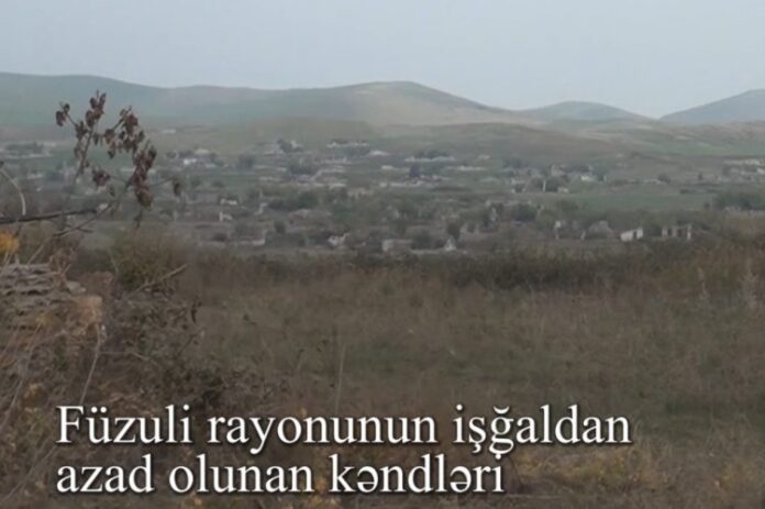 Füzuli rayonunun işğaldan azad olunan kəndləri