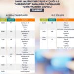 Teledərslərin noyabrın 5-nə olan cədvəli