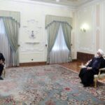 Xarici İşlər Nazirliyi nazir Ceyhun Bayramov və İran İslam Respublikasının Prezidenti Həsən Ruhani