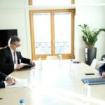 Azərbaycan Respublikasının xarici işlər naziri Ceyhun Bayramovun Avropa İttifaqının Qonşuluq Siyasəti və Genişlənmə danışıqları üzrə komissarı Oliver Varhelyi ilə görüşü