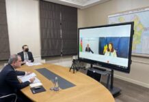 Ceyhun Bayramov və İsveç Krallığının xarici işlər naziri arasında görüş olub Azərbaycan Respublikasının xarici işlər naziri Ceyhun Bayramov və İsveç Krallığının xarici işlər naziri Ann Linde