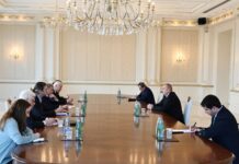 Prezident İlham Əliyev ATƏT-in Minsk qrupunun Fransadan və ABŞ-dan olan həmsədrlərini qəbul edib Prezident İlham Əliyev ATƏT-in Minsk qrupunun Fransadan və ABŞ-dan olan həmsədrlərini qəbul edib