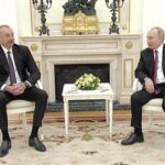 Azərbaycan Prezidenti İlham Əliyev və Rusiya Prezidenti Vladimir Putin