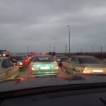 Bakı-Ələt yolunda böyük tıxac yaranıb