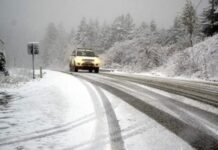 Göygöl-Toğanalı-Kəlbəcər avtomobil yolu buz bağlayıb, nəqliyyatın hərəkətində çətinlik yaranıb buzlu yol
