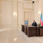 Prezident İlham Əliyev Anar Kərimovu mədəniyyət naziri təyin olunması ilə əlaqədar videoformatda qəbul edib