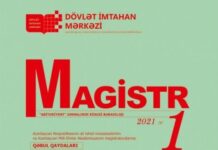 “Magistr” jurnalının 1 saylı buraxılışı nəşr olunub “Magistr” jurnalı