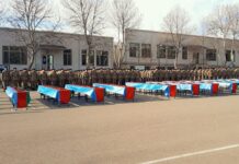 Azərbaycan Ordusunda andiçmə mərasimləri keçirilib andiçmə mərasimi