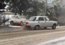 Qarlı yollarda avtoxuliqanlıq edən sürücülər saxlanıldı Qarlı yollarda avtoxuliqanlıq edən sürücülər saxlanıldı