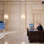 Prezident İlham Əliyev Cənub Qaz Dəhlizi Məşvərət Şurası çərçivəsində nazirlərin videokonfrans formatında VII iclasında çıxış edib