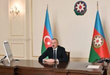 Biz bərpa işlərinə heç kimdən yardım gözləmədən start vermişik və bütün işlər plan üzrə gedir Prezident İlham Əliyev