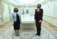 Milli Məclisin sədri Böyük Britaniyanın dövlət naziri ilə görüşüb Milli Məclisin sədri Sahibə Qafarova və ölkəmizdə səfərdə olan Böyük Britaniyanın dövlət naziri xanım Vendi Morton