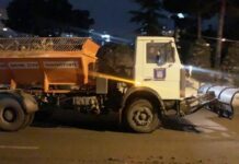 Bakıda yolların təmizlənməsi bütün gecə ərzində davam edəcək Bakıda yolların təmizlənməsi bütün gecə ərzində davam edəcək