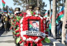 Şəhid polkovnik-leytenant dəfn edildi Şəhid polkovnik-leytenant dəfn edildi